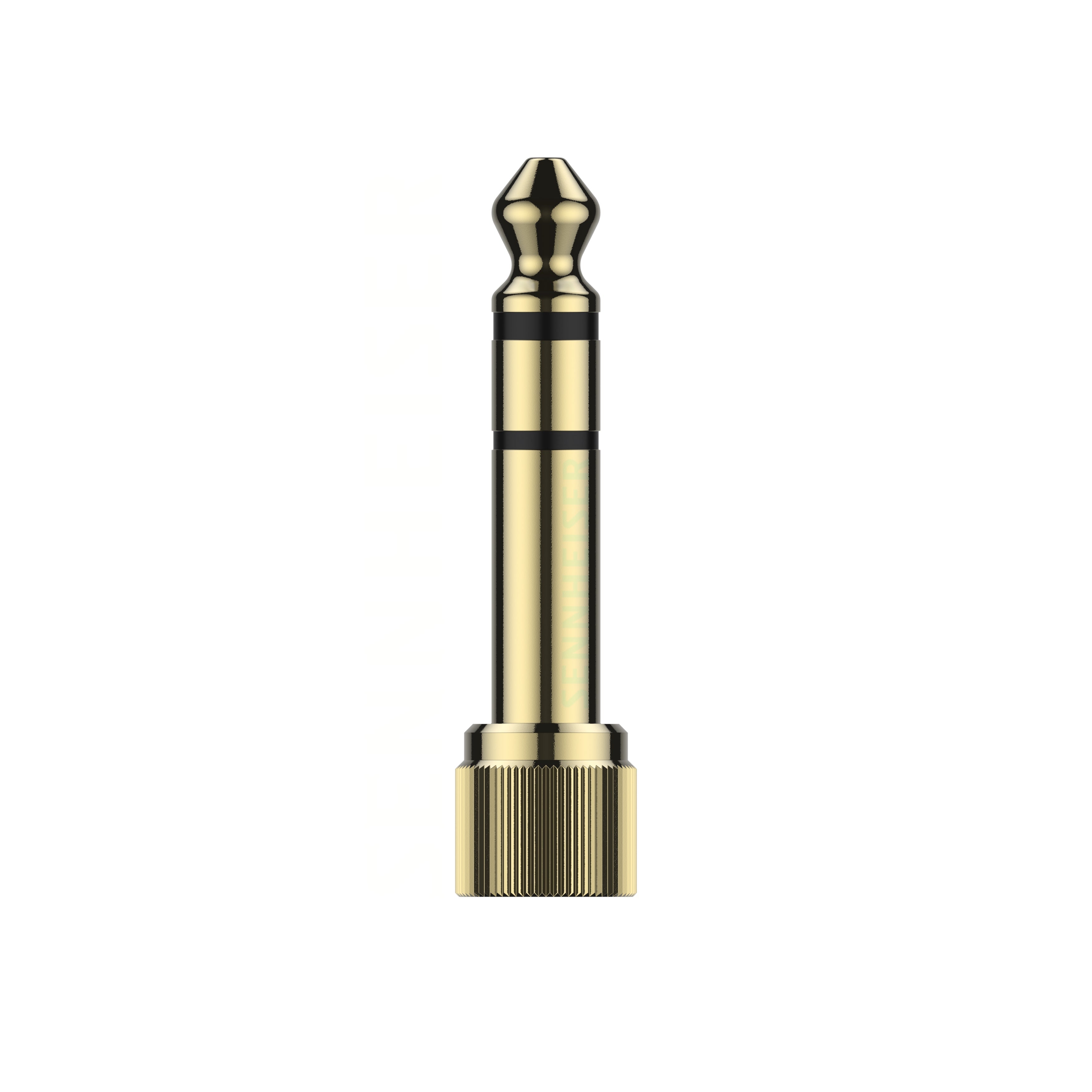 Jack adapter 3.5 mm to 6.35 mm, screw-on type