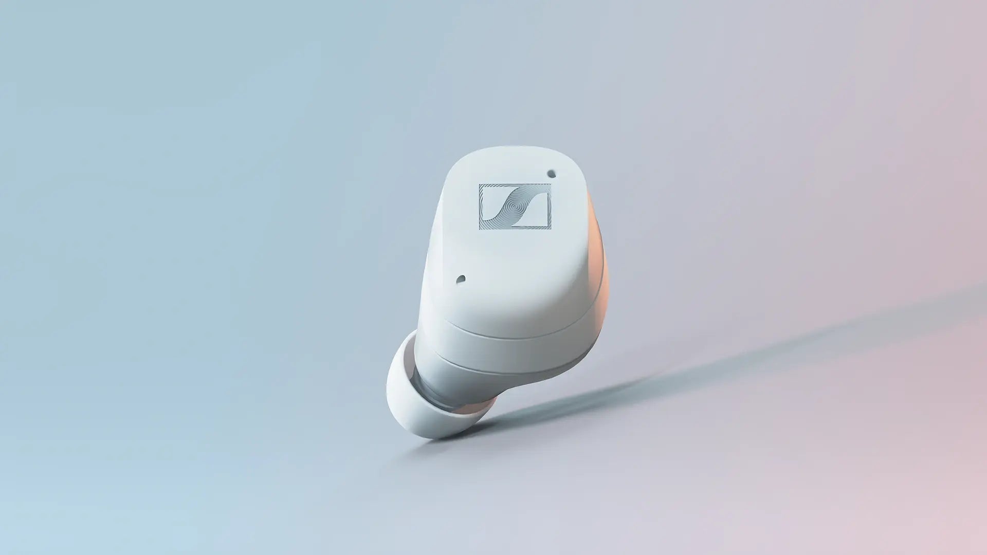 White Momentum True Wireless 3 Desktop