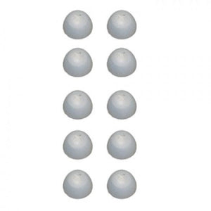 EARPAD SILICONE WHITE-10 PCS