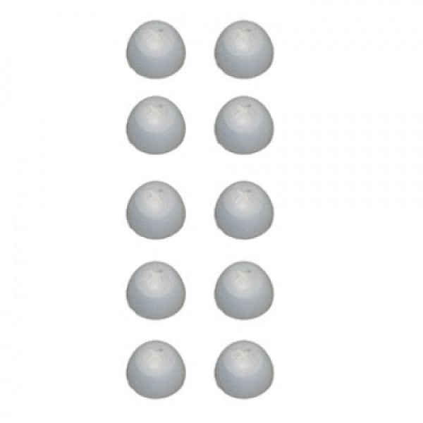 EARPAD SILICONE WHITE-10 PCS